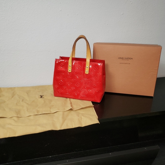 LV Vernis Rouge patent bag, red - Picture 3 of 8